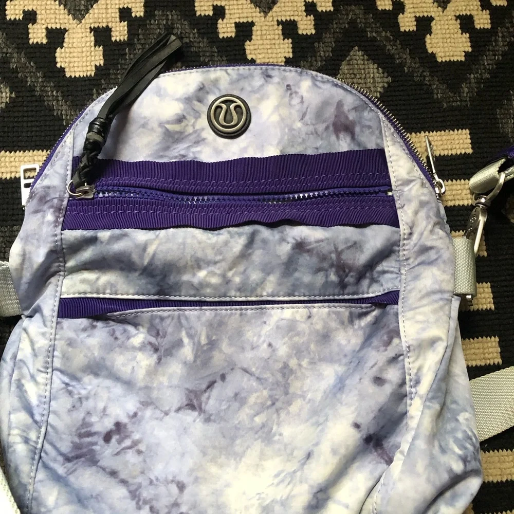 lululemon athletica Purple and Gray Women's Bag